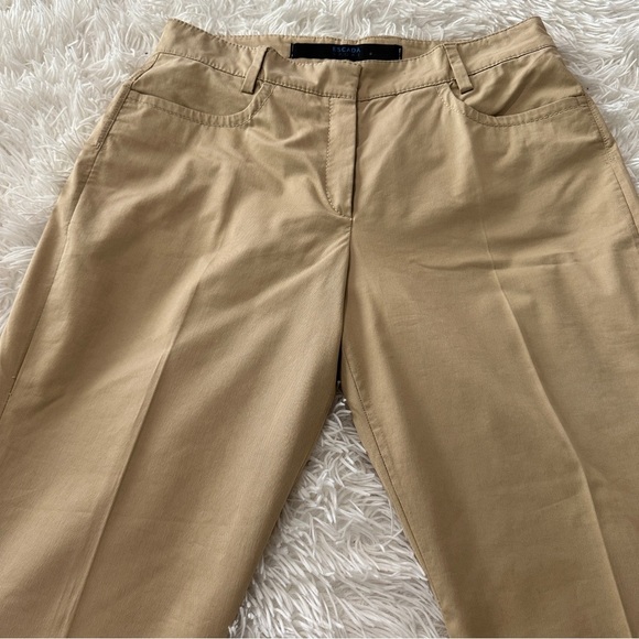 Escada Sport Retro 2000s Beige Bootcut Stretch Pants Women’s Size 40 (US 8) - Picture 5 of 12